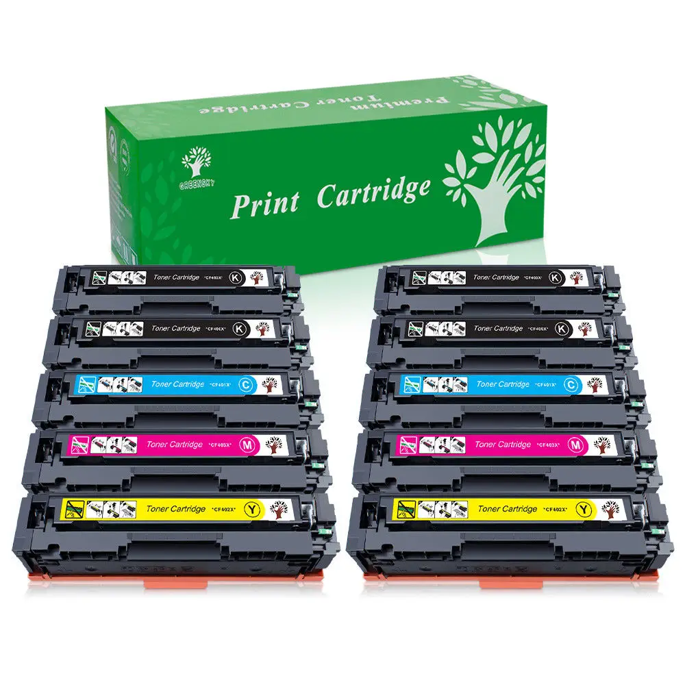GREENSKY 10pcs/set High Yield 201X Toner Cartridge For HP CF400X LaserJet Pro MFP M252 M252dn M252dw M277dw M277n Printer | Компьютеры и
