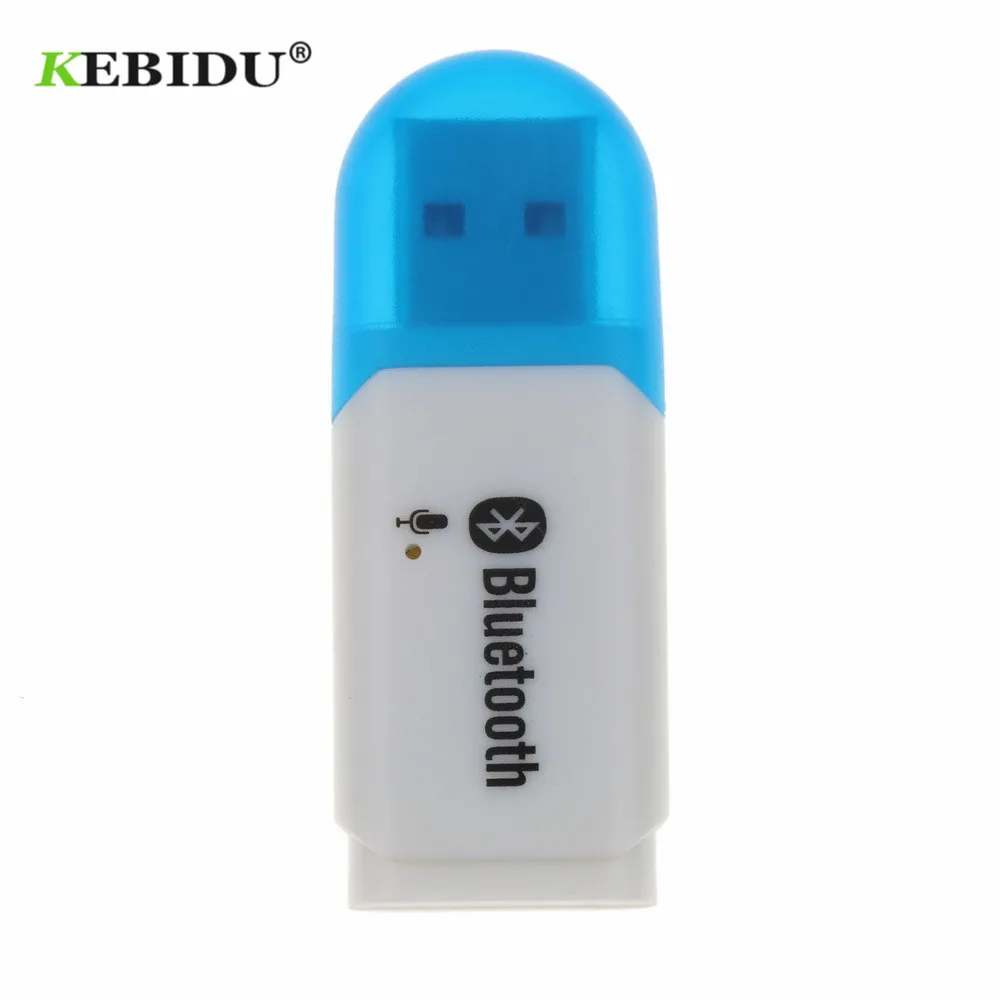 Kebidu беспроводной USB Bluetooth V5.0 аудио музыкальный приемник адаптер стерео-гарнитура Aux адаптер автомобильный комплект для iPhone Android автомобиля