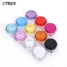 CTREE 2 шт. переносной мини 2 мл крем для лица консервированный косметический крем в баночке бутылочка для крема, лосьона диспенсер для мыла для ванной комнаты C652