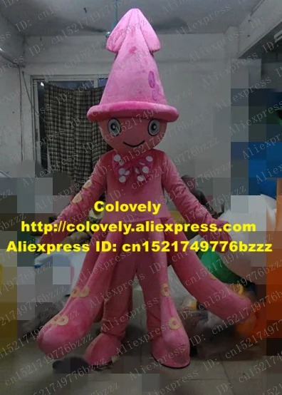 Маскарадный костюм Smart Pink Ocopus маскотэ Devilfish осьминога шлёмная рыба кальмар с