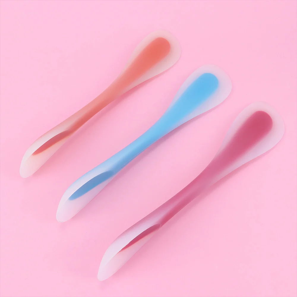  1PC Baking Tools For Cakes Double Silicone Spatula Spoon Cookie Spatulas Pastry Scraper Mixer Buttt