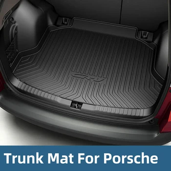 

Rear Trunk Cargo Cover Boot Liner Tray Carpet Floor Mat Fits Waterproof Protector For Porsche Panamera MACAN Cayman
