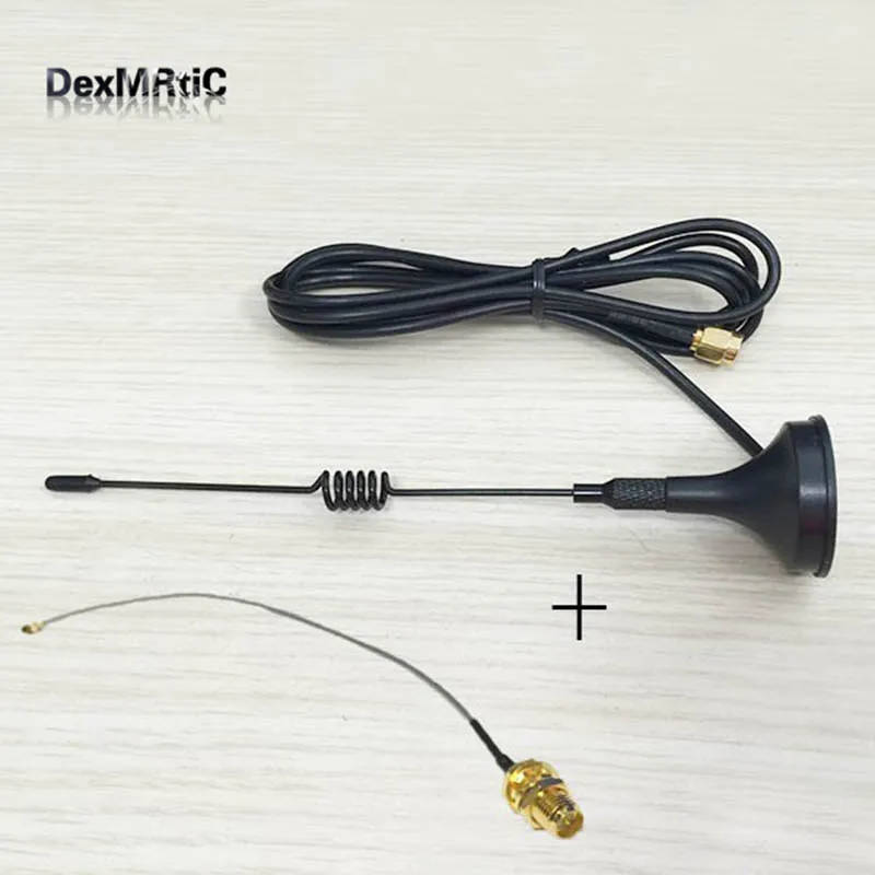 433Mhz radio antenna 3dbi magnetic base extension cable 1.5m RP SMA male + RF IPX / u.fl Switch RP-SMA Female Pigtail Cable 15cm 433Mhz radio antenna 3dbi magnetic base extension cable 1.5m RP SMA male + RF IPX / u.fl Switch RP-SMA Female Pigtail Cable 15cm