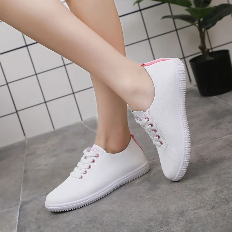 Женские кроссовки на шнуровке TAOFFEN повседневные пляжные туфли размеров 35 40 с