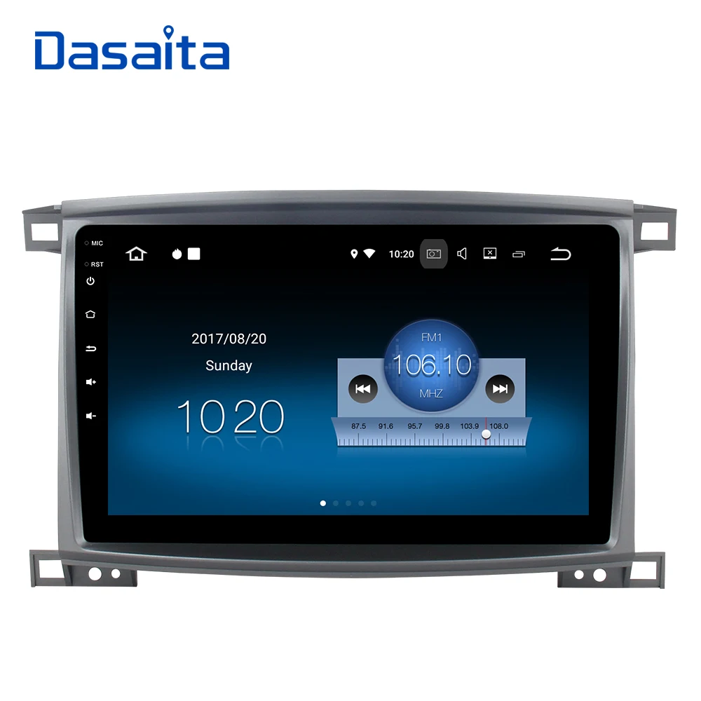 

10.2" Android 7.1 Car Multimedia Player for Toyota LC 100 Land Cruiser 100 2003 Navigation Built-in wifi Bluetooth HDMI Output