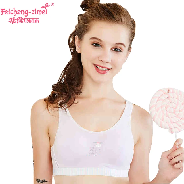 Free Shipping Feichangzimei Teen Girls Bra And Panties Cot