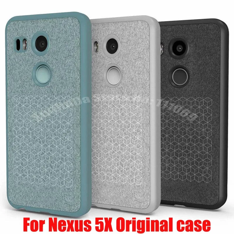 

For LG Nexus 5X 6P Leather Original Case Official back Cover For LG Google Nexus5X TPU+Leather Case with retail box wholesale