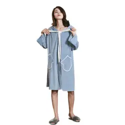 Yomrzl A804 Новое поступление весна и осень для женщин халат одна деталь домашний стиль пижамы Домашняя одежда