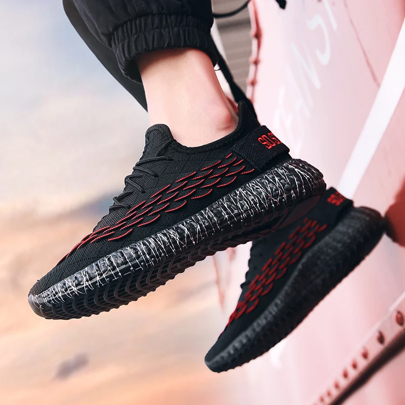 

2019 New Mesh Men Casual Shoes Lac-up Men Shoes Lightweight Comfortable Breathable Walking Sneakers Tenis Feminino Zapatos JA-94