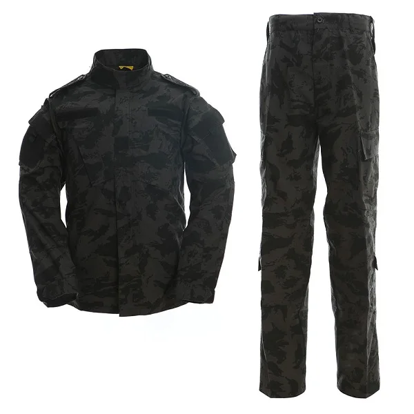 USMC bmu Вдохновленный военный тактический охотничий страйкбол Пейнтбол Боевая полевая униформа набор рубашка и брюки Лесной - Цвет: Night camo