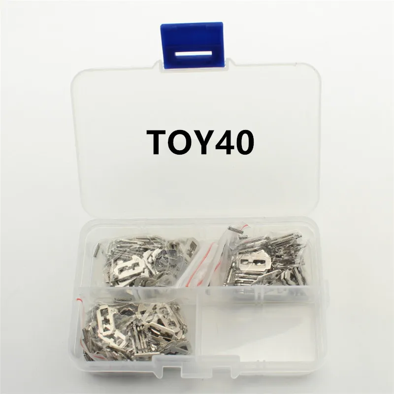 FLYBETTTER 150 Pcs TOY40 سيارة قفل إصلاح اكسسوارات سيارة قفل القصب قفل لوحة لتويوتا كامري/ولي G19