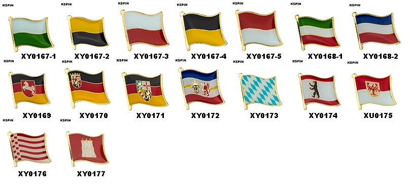 Germany State Flag badge