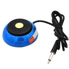 Анти-усталость педаль татуировки педаль цвет педаль Высокая чувствительность круглая педаль из нержавеющей стали татуировки иглы татуировки машина