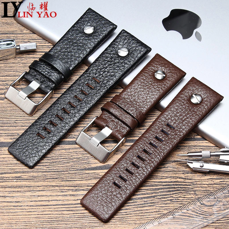 Diesel Gentle Watch Strips For Watch Dz7313 Dz7322 Dz7257 Women Men Watch Bracelets With Silver Buckle 22 24 26 28mm Watchbands Aliexpress