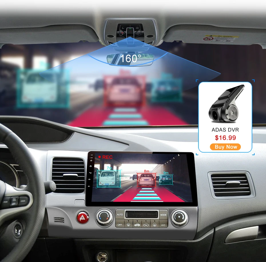 Junsun 2G+ 32G Android 9,0 для Honda Civic 2006-2011 2008 Авто 2 din автомагнитола стерео плеер Bluetooth gps навигация нет 2din dvd