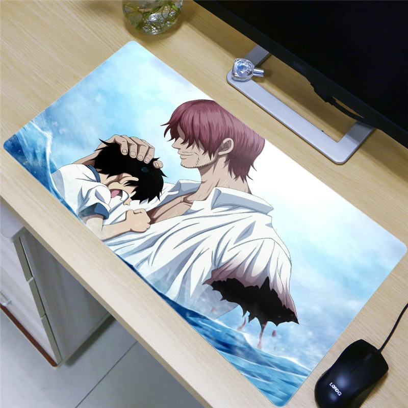 FFFAS 80x40 см один предмет 1 шт. большой XXL коврик для мыши Sea Poacher King Luffy японский аниме
