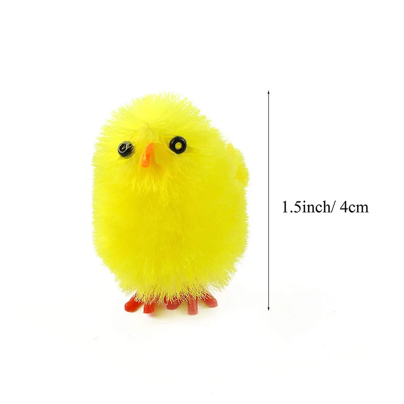 

36Pcs Simulation Easter Chick Mini Artificial Toys Plush Chicken Gift Home Decor UD88