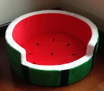 

1pcs dogs cats cute fashion watermelon house supplies doggy autumn winter beds products puppy nest pet dog cat litter S M L