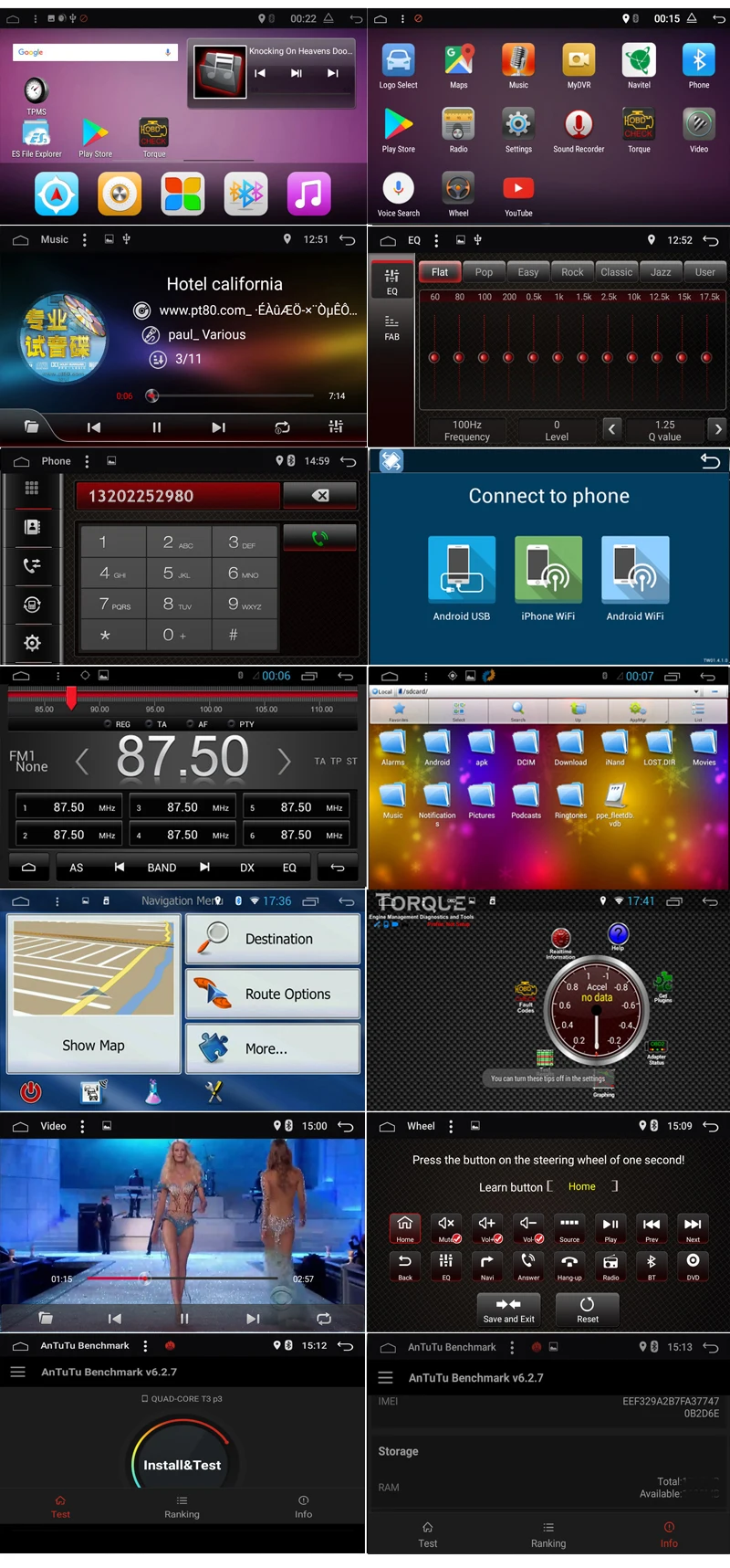 BDT3-ANDROID7.1 CAR DVD 2DIN CAR RADIO
