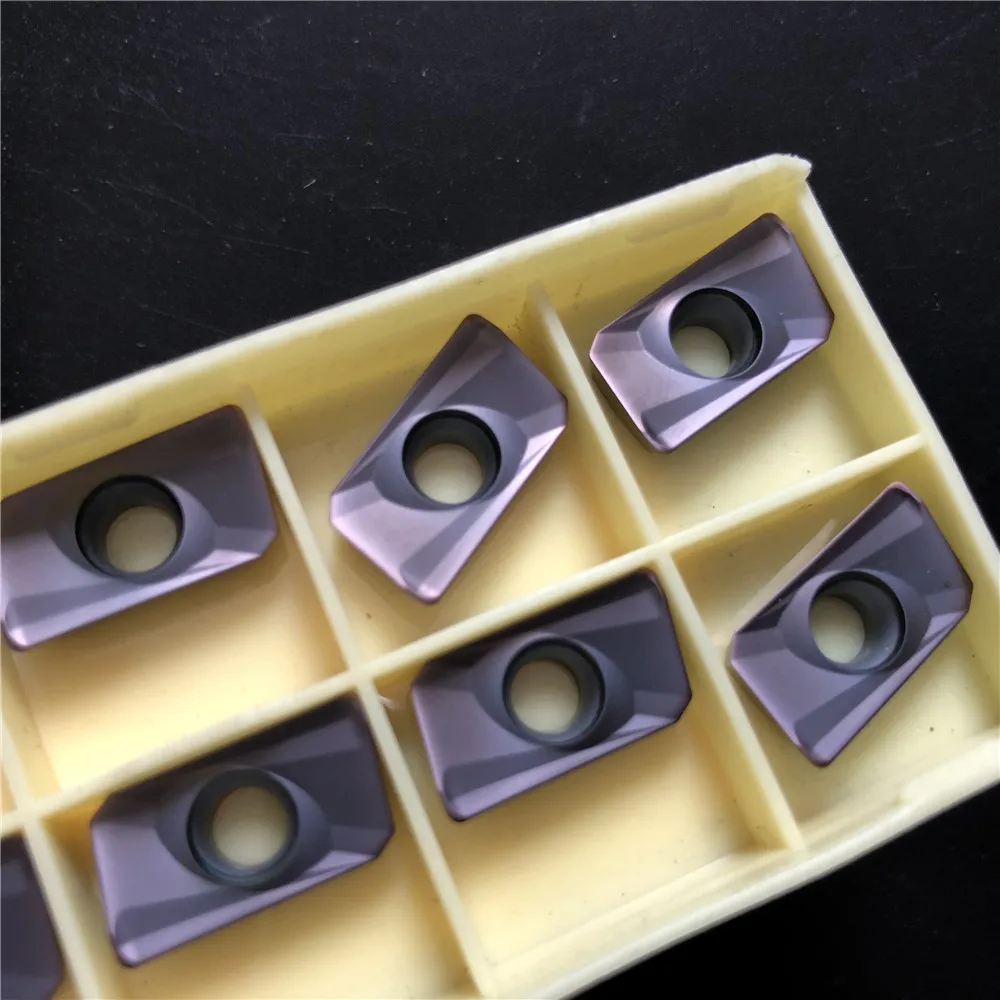 10pcs Apmt1604pder H2 Lf6018 Apkt1604pder Milling Insert For Steel