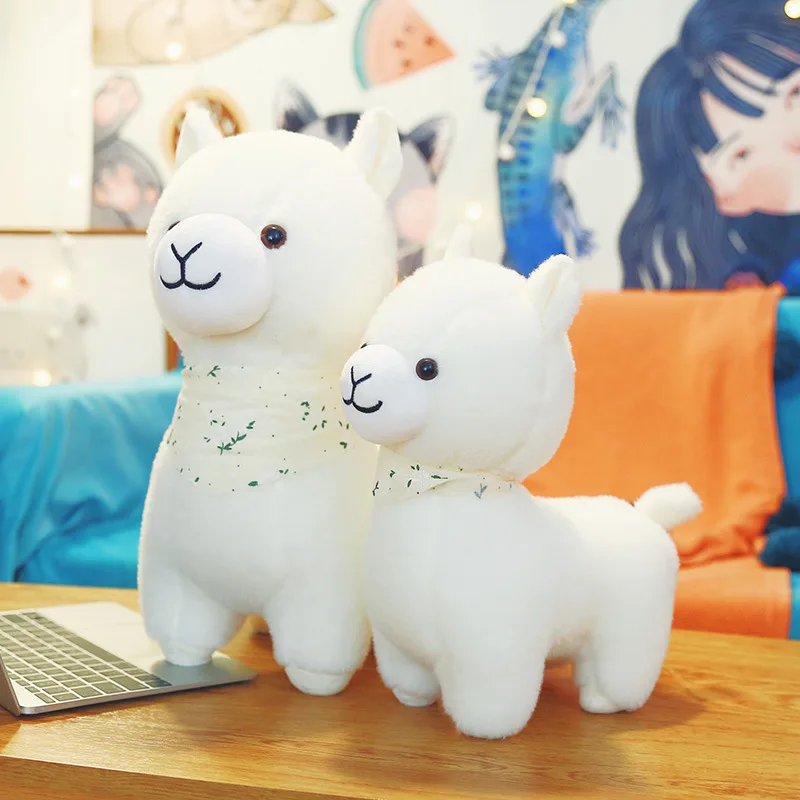 35/45/55 см Alpacasso грязевой Топпер с фигурками лошадей плюшевая игрушка альпака милый