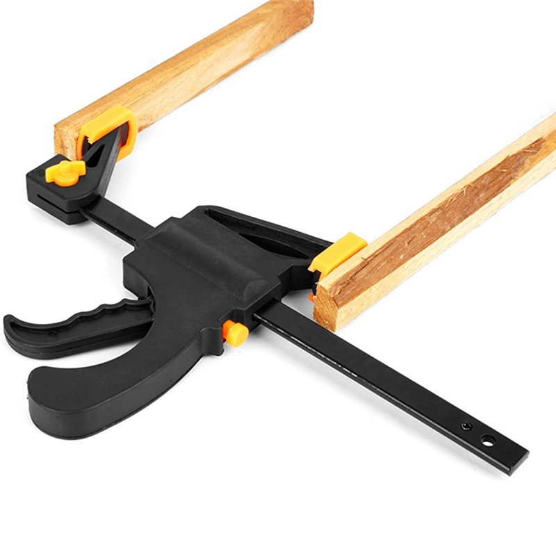 

DIY Hand Tool 5/8 Inch Quick Ratchet Release Speed Squeeze Wood Working Work Bar F Clamp Clip Kit Spreader Gadget Tools
