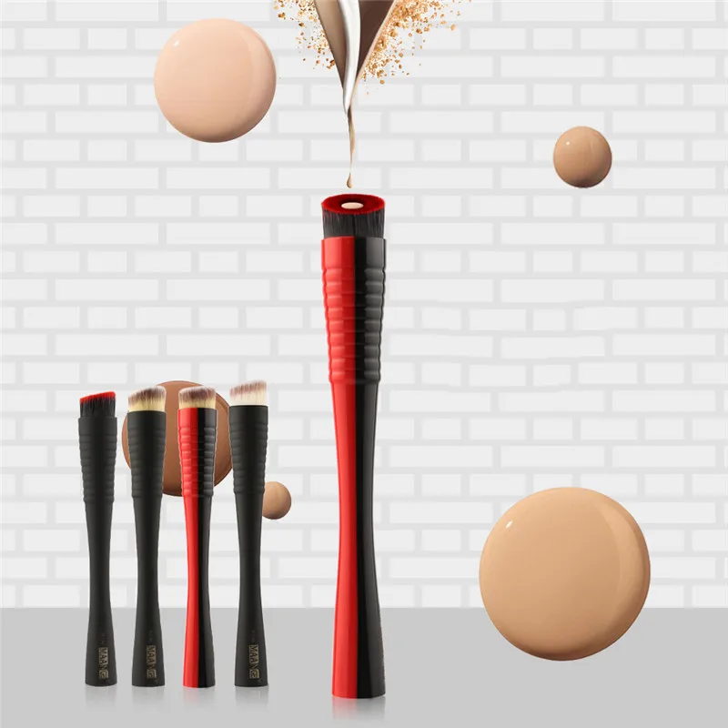 

1 Piece Pro Foundation Makeup Brush Quality Brand BB CC Cream Powder Buffing Blush Soft Cosmetic Beauty Make Up Brush Tool