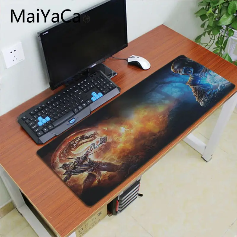 Maiyaca модные mortal kombat Игровые мыши для ноутбука коврик игровой мышки с аниме