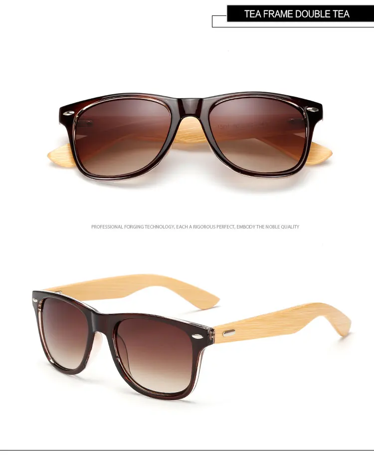 WarBLade Bmaboo солнцезащитные очки для женщин для мужчин Деревянный Ретро Защита от солнца очки lunette de soleil femme 2019 marque de luxe Винтаж