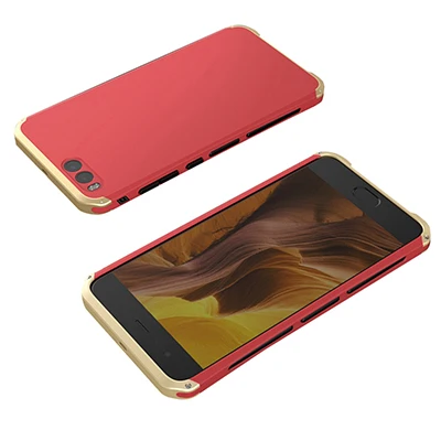 Чехол с металлической рамкой для Xiao mi Red mi Note 8 7 6 5 Pro, задняя крышка для Xiaomi mi 9 8 SE mi Note 3, жесткий защитный чехол из поликарбоната - Цвет: Red Gold