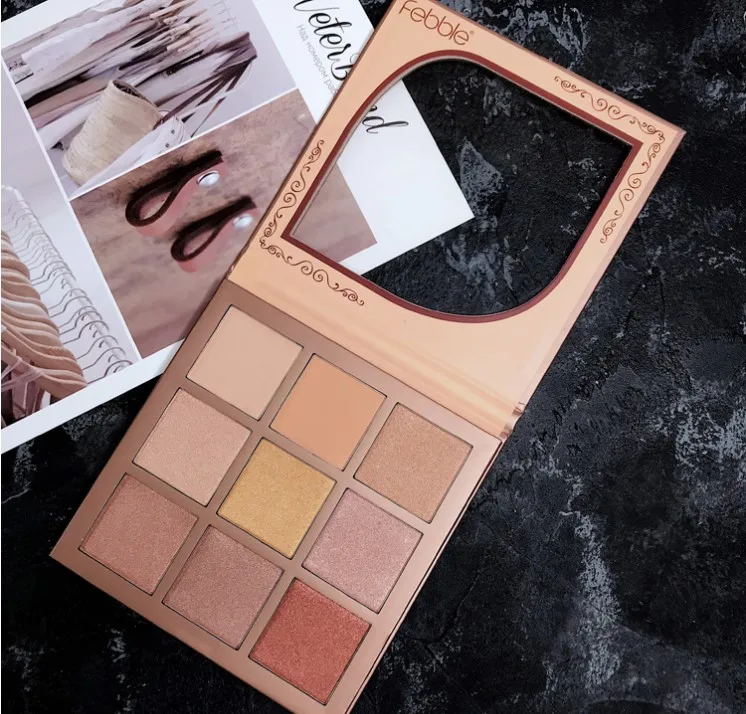 Палитра теней Shimmer светящийся блеск палитра для век хайлайтер Bronzer Contour Face
