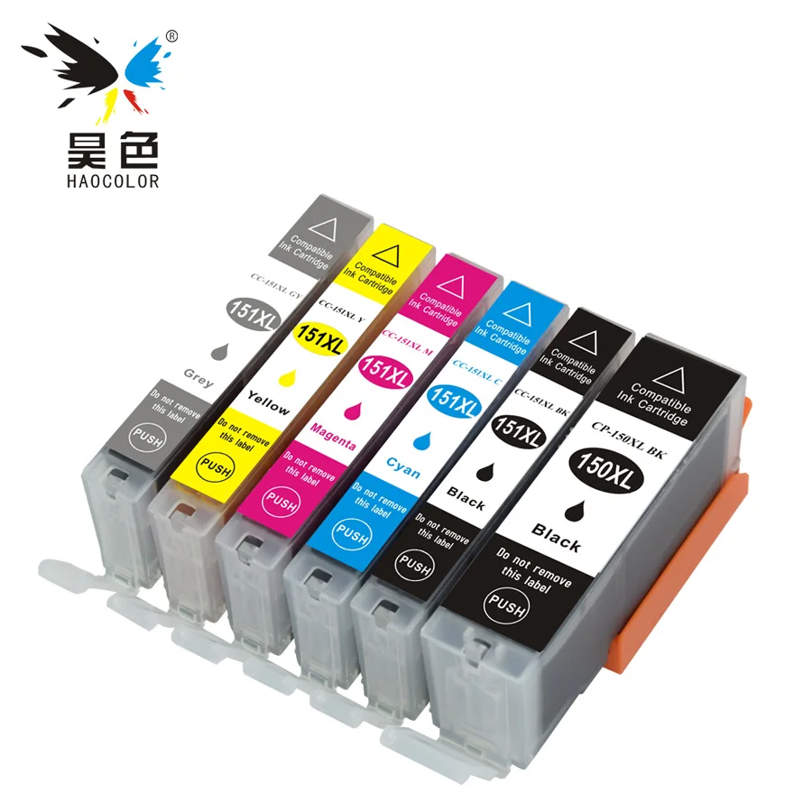 6 шт. совместимые картриджи для Canon PIXMA MG6310 MG7110 MG7510 Ip8710 | Компьютеры и офис