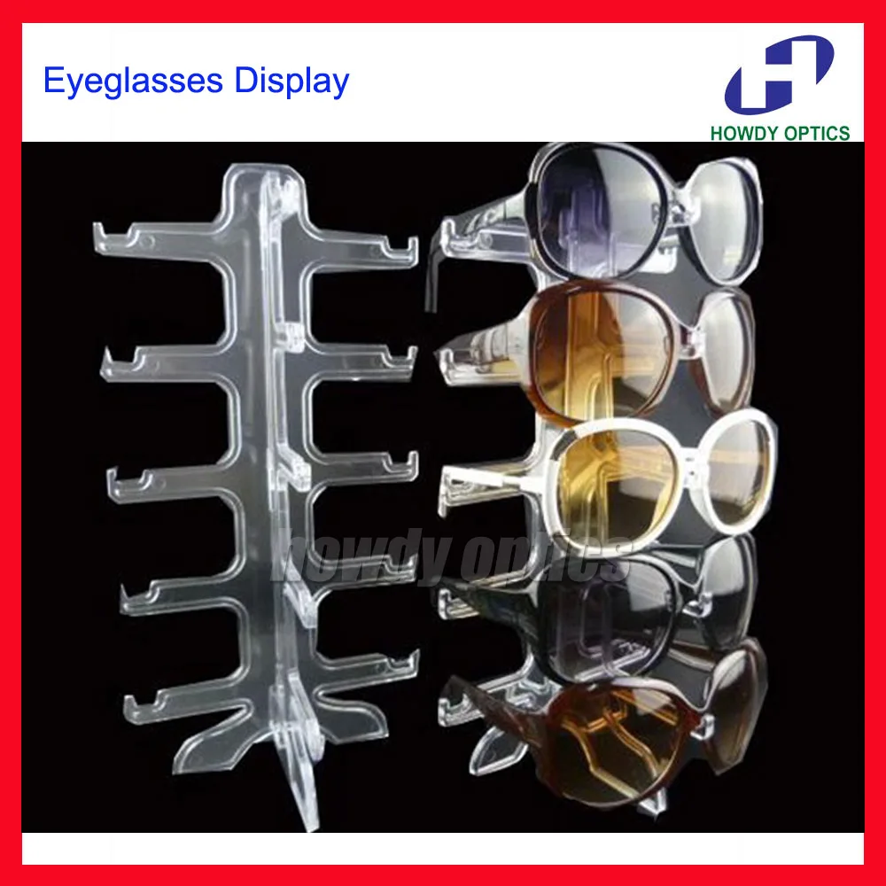 CD005 Wholesale 100sets/lot Clear Plastic Sunglasses Glasses Show