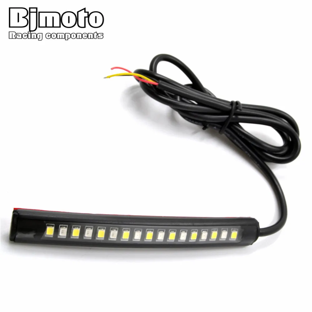 12V Универсальный мотоцикл задний тормоз Стоп сигнал поворота интегрированный