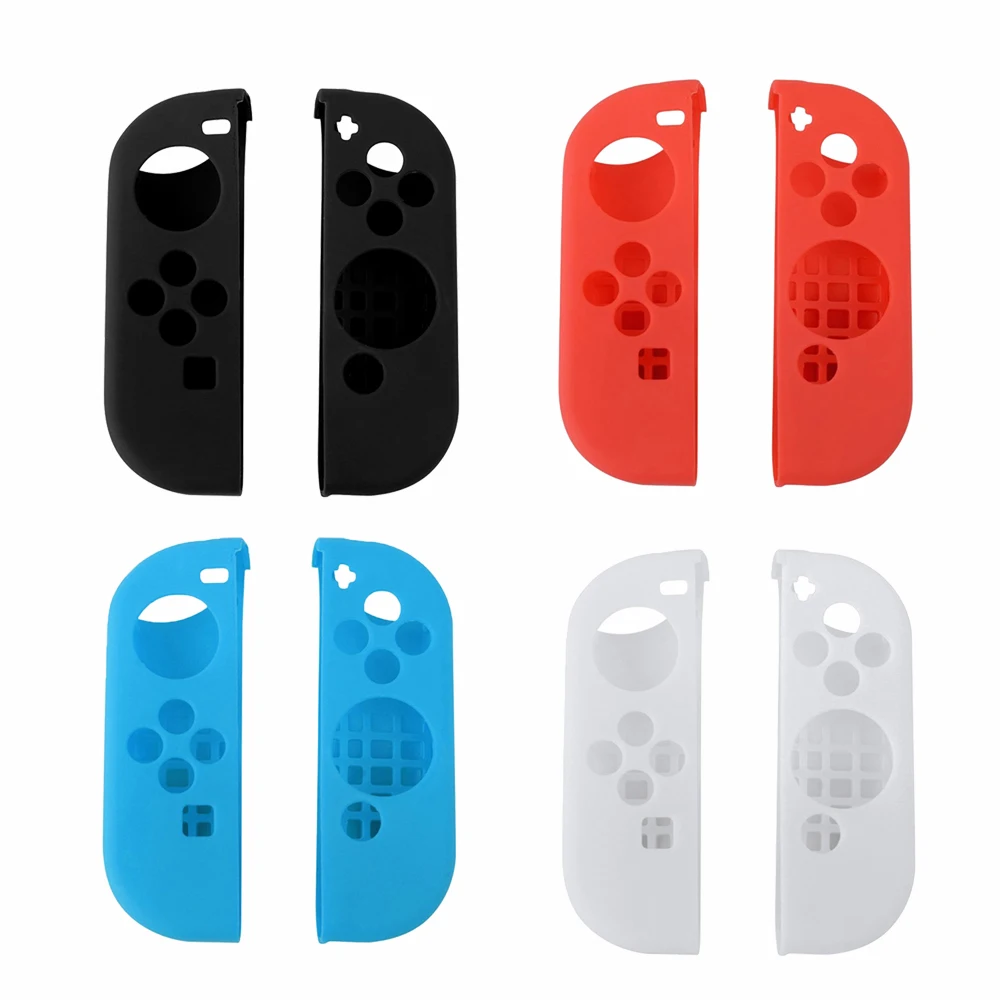 

10PCS High quality Soft Silicone Protective Skin Housing Case shell cover for switch NY NS Joy-CON Controller Gamepad