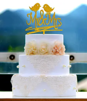 

Wedding Cake Topper Monogram Mr and Mrs cake Topper Design Personalized with YOUR Last Name