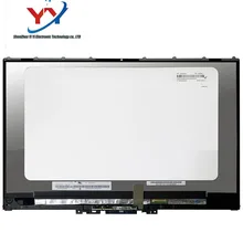 Para lenovo yoga 720-15ikb p/n 5d10n24288 5d10n24289 5d10m42865 5d10m42865 montagem da tela de toque lcd com quadro