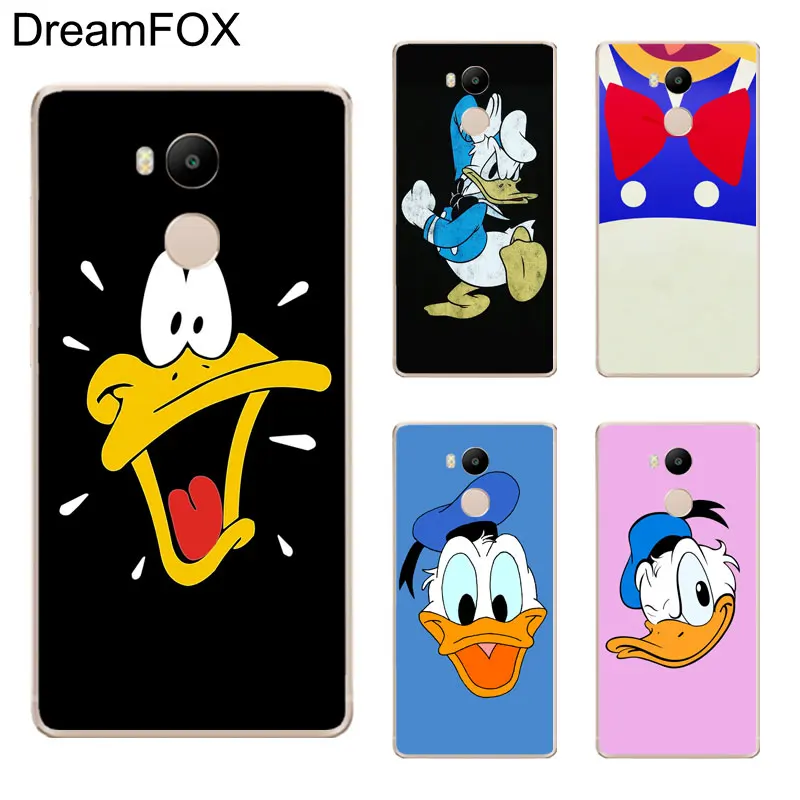 DREAMFOX K065 Дональд Дак Мягкие TPU силиконовый чехол для Xiaomi Redmi Note 3 4 5 плюс S 4A 4X 5A Pro