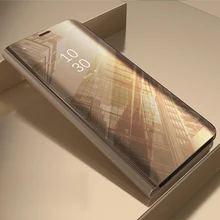 Mi 5C Clear View Mirror Flip Case For Xiaomi Mi 5C Mi5C Cover Luxury PU Leather Smart Cover For Xiaomi Mi5C Phone Case Xiaomi 5C кола защитный чехол для mi 5c