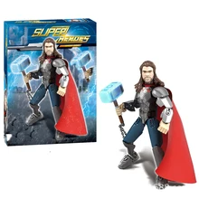 Single Sale Star Wars Figures Super Hero Marvel Avengers Thor Building Blocks Action Model Bricks Toys For Children DBP494 цена Single Sale Star Wars Figures Super Hero Marvel Avengers Thor Building Blocks Action Model Bricks Toys For Children DBP494 цены онлайн
