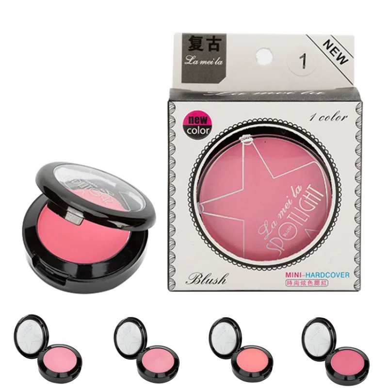 

Natural Face Blusher Powder Rouge Makeup Cheek Blusher Powder Minerals Palettes Blusher Brush Palette Cream Natural Blush