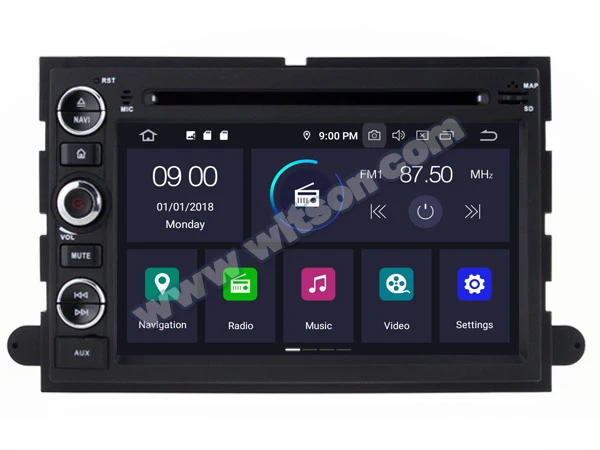 Cheap WITSON Android 9.0 car gps system for FORD F150/Explorer/Edge/Expedition/Mustang car audio gps dvd car radio car gps dvd player 1
