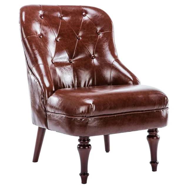 Modern Upholstered Furniture Leather Sofa Chair Armless Living Modern Upholstered Furniture Leather Sofa Chair Armless Living Room Occasional Accent Single Wood
