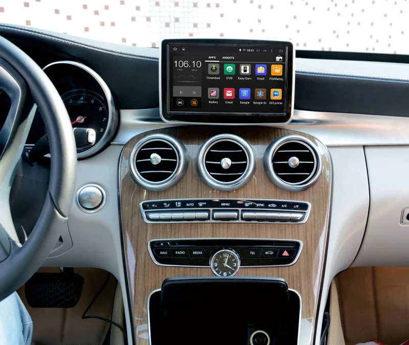 Best Android Car Radio DVD Player for Mercedes-Benz C With GPS Navigation 5
