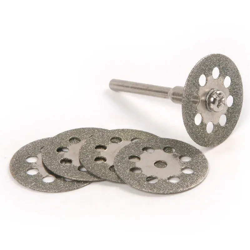 

Mini Incisive Rotary Diamond Cutting Discs Disks Dremel Tools With A Rod 5PCS 22mm Free Shipping #1874