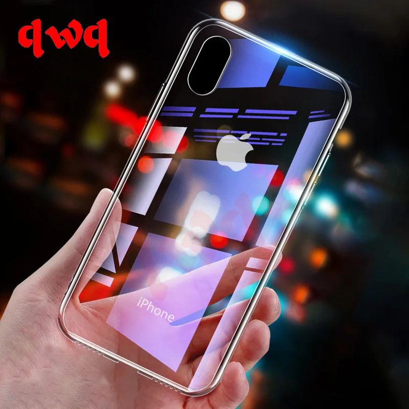 

Ultra Thin Transparent Phone Cases For iPhone X Case Soft TPU Crystal Clear Back Cover For Apple iPhone X 10 Silicone Shell Capa