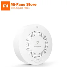 100% Xiaomi Mijia Honeywell Smart Gas Alarm Monitoring Kitchen for Dangerous Gasses CH4 Once Leak Smart Alarm Via Mi APP