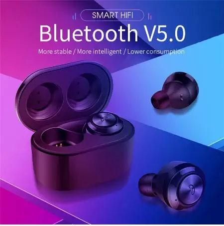 

New Mini In-Ear Wireless Bluetooth Headset Sports Stereo Music Earphone A6 TWS With Mic For iOS Android Phones Hot sale