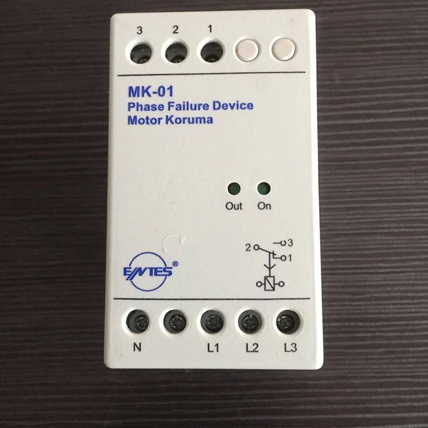 

3 Phase and Neutral 230VAC MK-01 Phase Failure Device MK-01 phase failure device relay