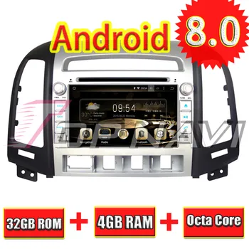 

TOPNAVI 7'' Octa Core Android 8.0 Car GPS Navigation for HYUNDAI SANTA FE 2006 2007 2008 2009 2010 2011 2012 Autoradio DVD Video